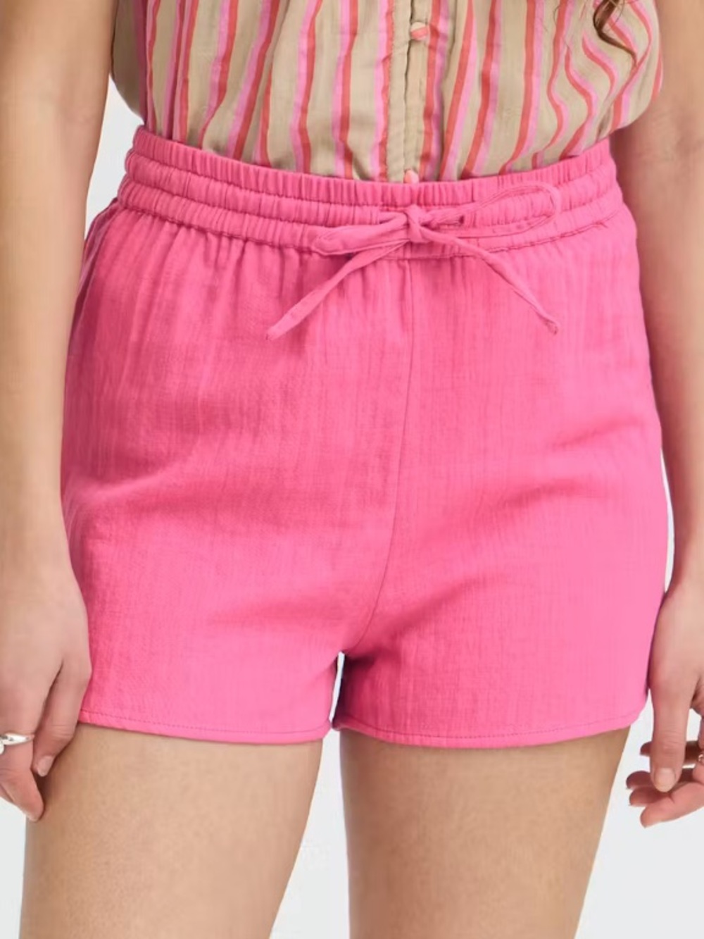 ICHI IAFOXA Shorts in Wild Orchid / Pink 100% Cotton